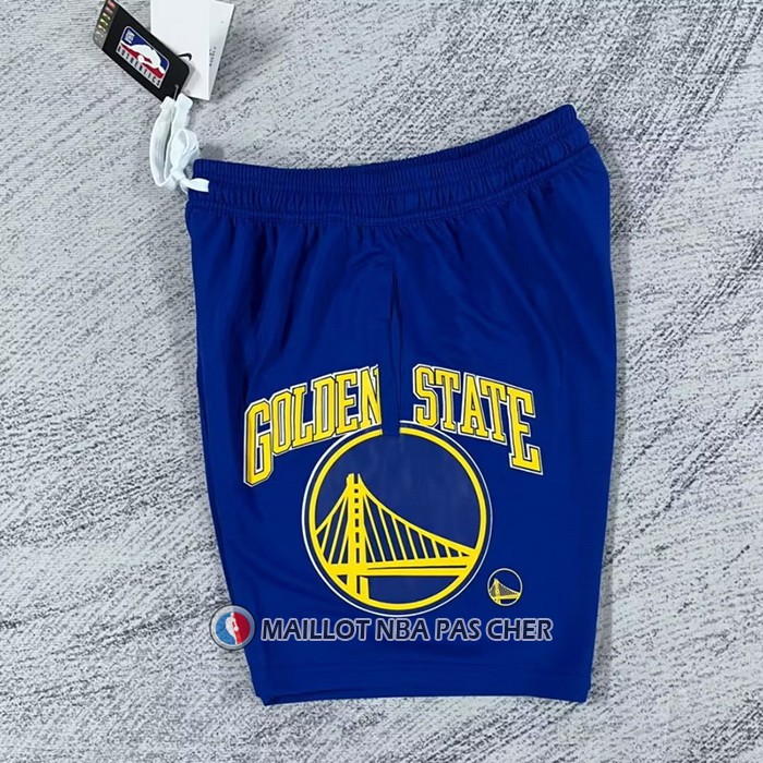 Short Golden State Warriors Big Logo Just Don Bleu